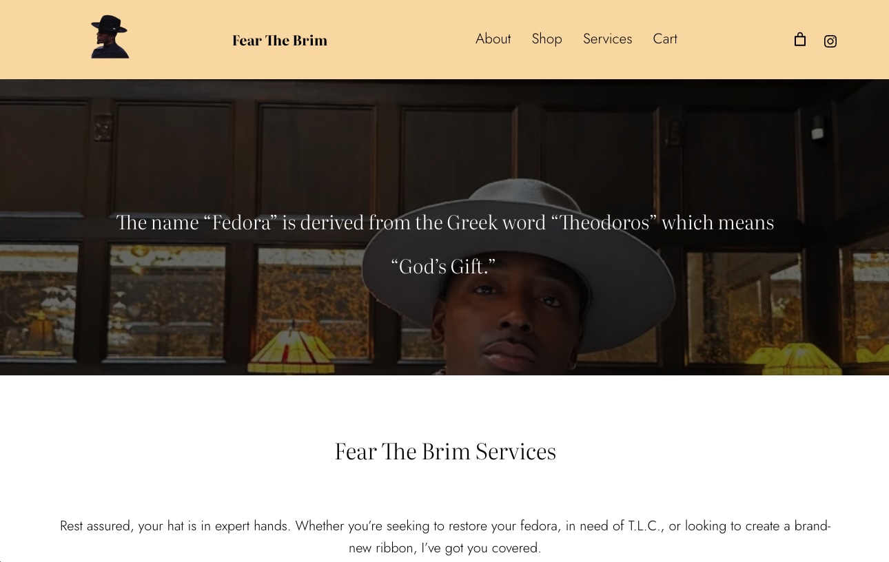Fear the Brim website result