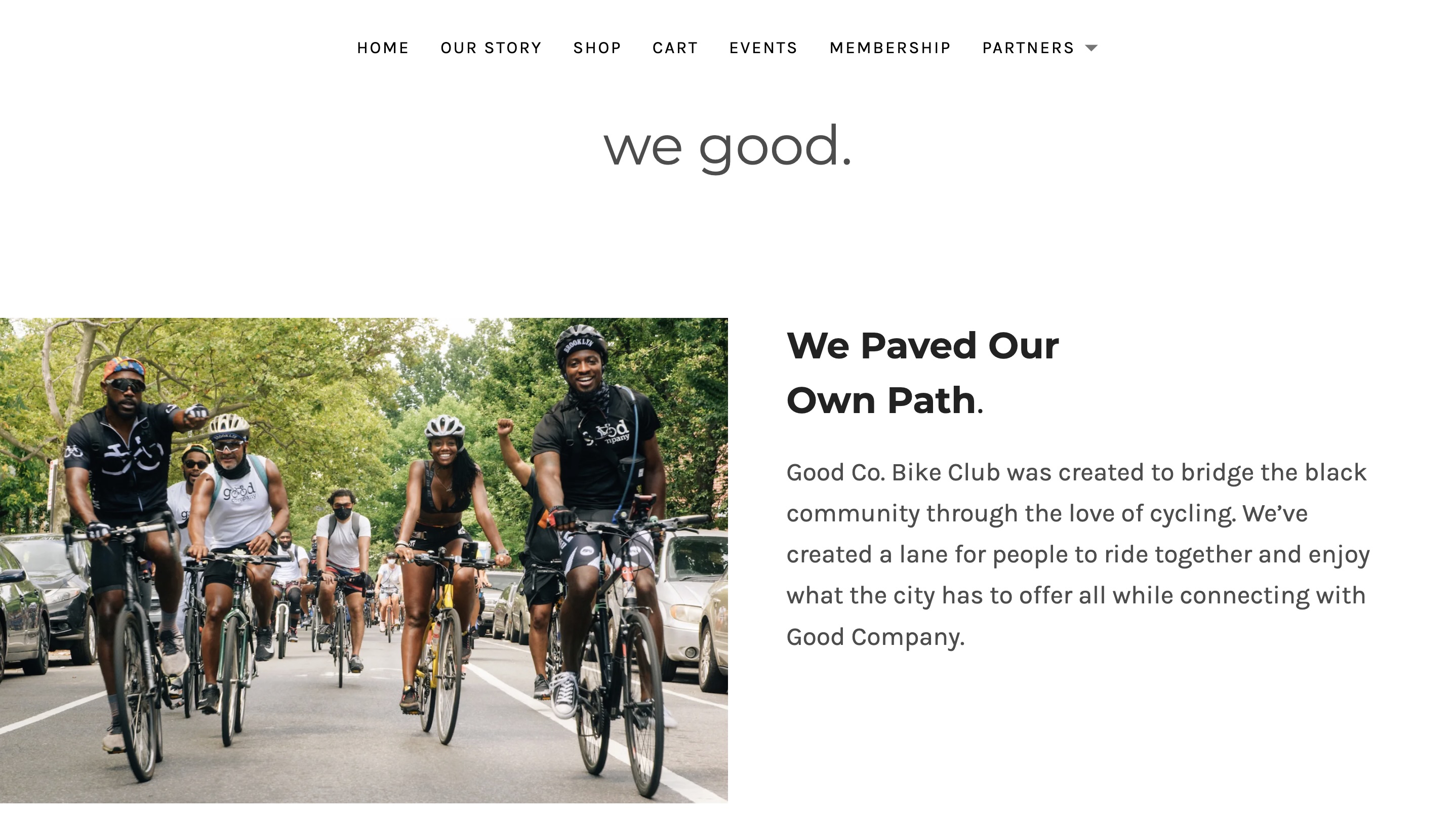 Good Co. website