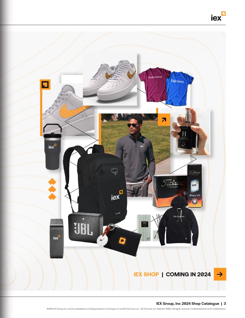 IEX swag program